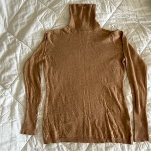 Elegant Tan Turtleneck Sweater. Worthington. Medium. Used.